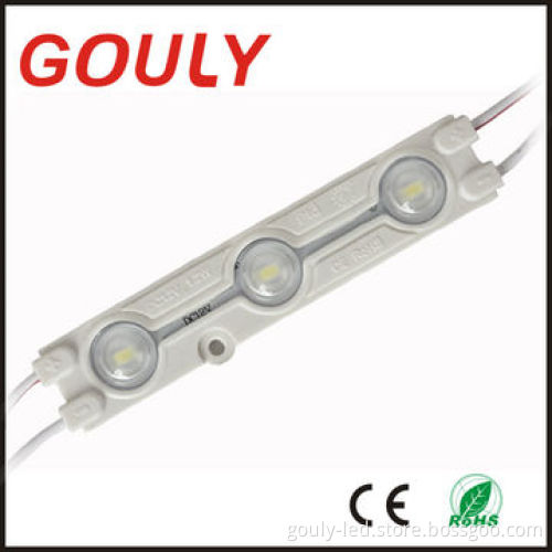 Injection LED Module Light with Lens, 0.48W/12V DC Voltage and Single/RGB Colors, Water-resistant